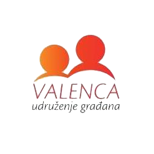 Logo Valenca Siluete dve osobe i tekst Valenca